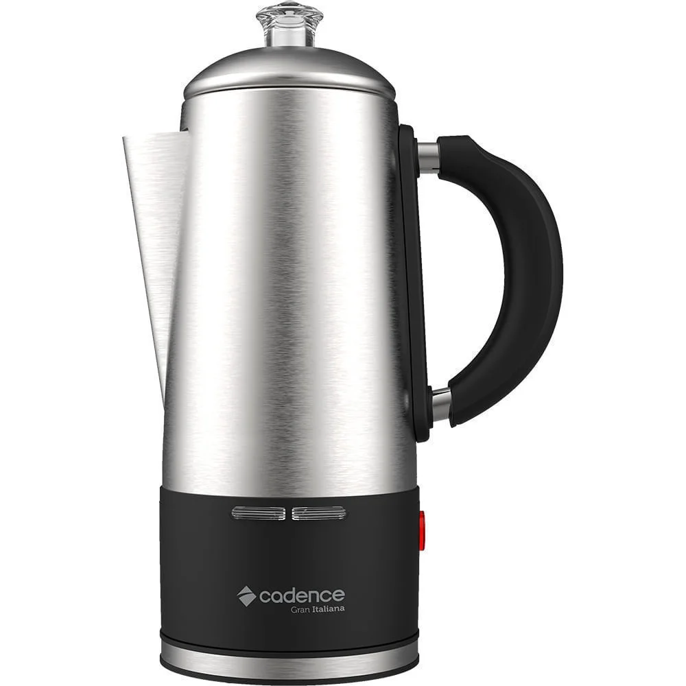 Cafeteira Cadence Gran de inox com a base elétrica